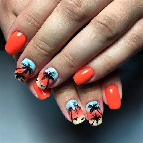 70 Simple Summer Vacation Nail Design Ideas 69