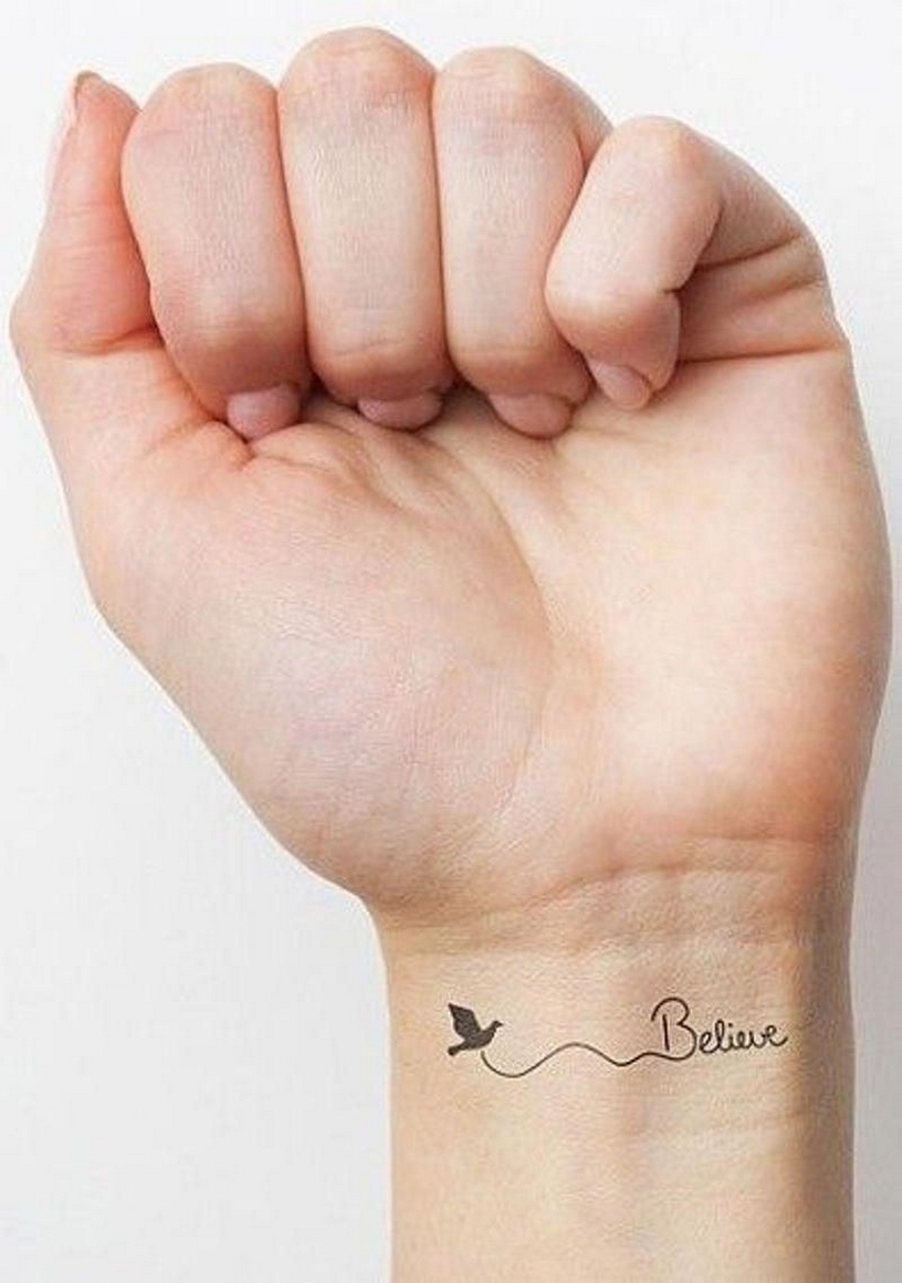 70 Simple and Meaningful Wrist Tattoos for Women Ideas 02