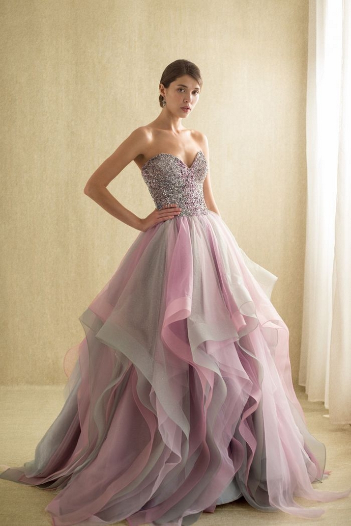 50 Adorable Pink Wedding Dresses for Romantic Celebration 07