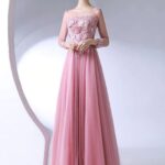 50 Adorable Pink Wedding Dresses for Romantic Celebration 15