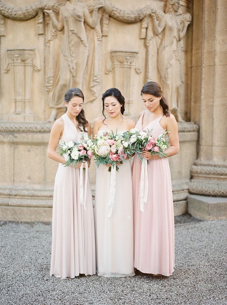 50 Adorable Pink Wedding Dresses for Romantic Celebration 19