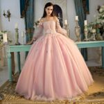 50 Adorable Pink Wedding Dresses for Romantic Celebration 24