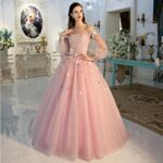 50 Adorable Pink Wedding Dresses for Romantic Celebration 25