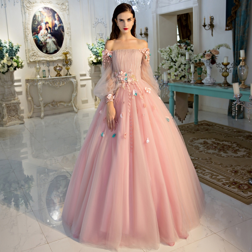 50 Adorable Pink Wedding Dresses for Romantic Celebration 26
