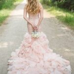 50 Adorable Pink Wedding Dresses for Romantic Celebration 30