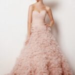 50 Adorable Pink Wedding Dresses for Romantic Celebration 34
