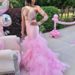 50 Adorable Pink Wedding Dresses for Romantic Celebration 45