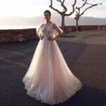 50 Adorable Pink Wedding Dresses for Romantic Celebration 47