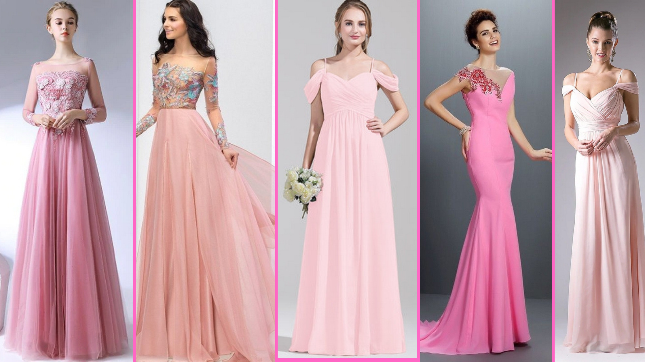 50 Adorable Pink Wedding Dresses for Romantic Celebration