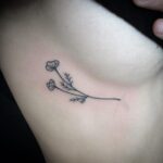 50 Beautiful Small Side Boob Tattoos Designs You Would Love to Try 04
