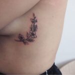 50 Beautiful Small Side Boob Tattoos Designs You Would Love to Try 13