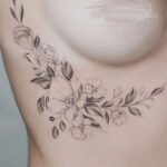 50 Beautiful Small Side Boob Tattoos Designs You Would Love to Try 25