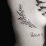 50 Beautiful Small Side Boob Tattoos Designs You Would Love to Try 26
