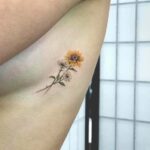 50 Beautiful Small Side Boob Tattoos Designs You Would Love to Try 27