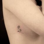 50 Beautiful Small Side Boob Tattoos Designs You Would Love to Try 30
