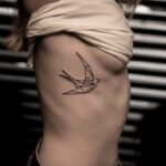 50 Beautiful Small Side Boob Tattoos Designs You Would Love to Try 40