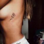 50 Beautiful Small Side Boob Tattoos Designs You Would Love to Try 46