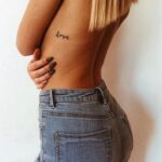 50 Beautiful Small Side Boob Tattoos Designs You Would Love to Try 48