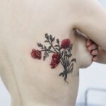 50 Beautiful Small Side Boob Tattoos Designs You Would Love to Try 49