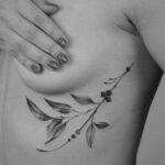 50 Beautiful Small Side Boob Tattoos Designs You Would Love to Try 51