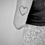 60 Adorable Simple Small heart Tattoo Ideas for Women 24