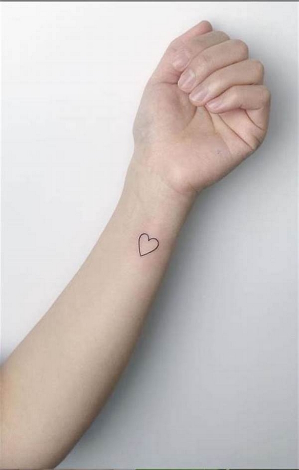 60 Adorable Simple Small heart Tattoo Ideas for Women 28 – Style Female