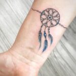 70 Beautiful Dreamcatcher Tattoo Designs for Women Ideas 02