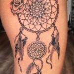 70 Beautiful Dreamcatcher Tattoo Designs for Women Ideas 04
