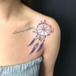 70 Beautiful Dreamcatcher Tattoo Designs for Women Ideas 05