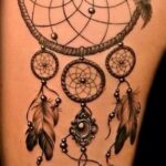 70 Beautiful Dreamcatcher Tattoo Designs for Women Ideas 15