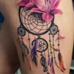 70 Beautiful Dreamcatcher Tattoo Designs for Women Ideas 17