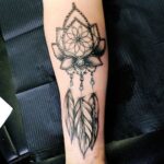 70 Beautiful Dreamcatcher Tattoo Designs for Women Ideas 22