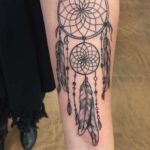 70 Beautiful Dreamcatcher Tattoo Designs for Women Ideas 23