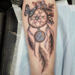 70 Beautiful Dreamcatcher Tattoo Designs for Women Ideas 25