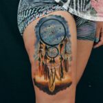 70 Beautiful Dreamcatcher Tattoo Designs for Women Ideas 28