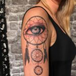 70 Beautiful Dreamcatcher Tattoo Designs for Women Ideas 29