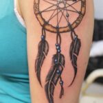 70 Beautiful Dreamcatcher Tattoo Designs for Women Ideas 30