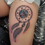 70 Beautiful Dreamcatcher Tattoo Designs for Women Ideas 42