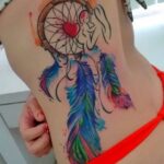 70 Beautiful Dreamcatcher Tattoo Designs for Women Ideas 43