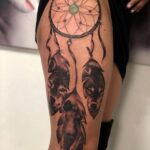 70 Beautiful Dreamcatcher Tattoo Designs for Women Ideas 46