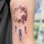 70 Beautiful Dreamcatcher Tattoo Designs for Women Ideas 48