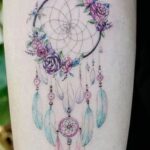 70 Beautiful Dreamcatcher Tattoo Designs for Women Ideas 49