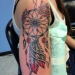 70 Beautiful Dreamcatcher Tattoo Designs for Women Ideas 55