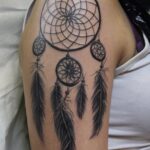 70 Beautiful Dreamcatcher Tattoo Designs for Women Ideas 69
