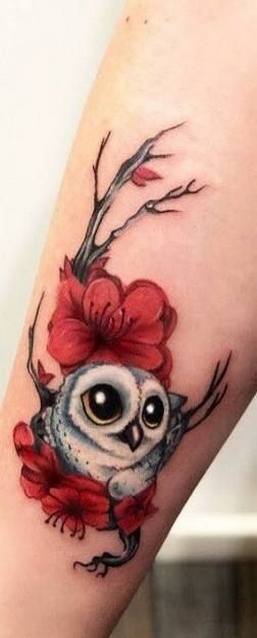 70 Cute Simple Owl Tattoos for Women 05