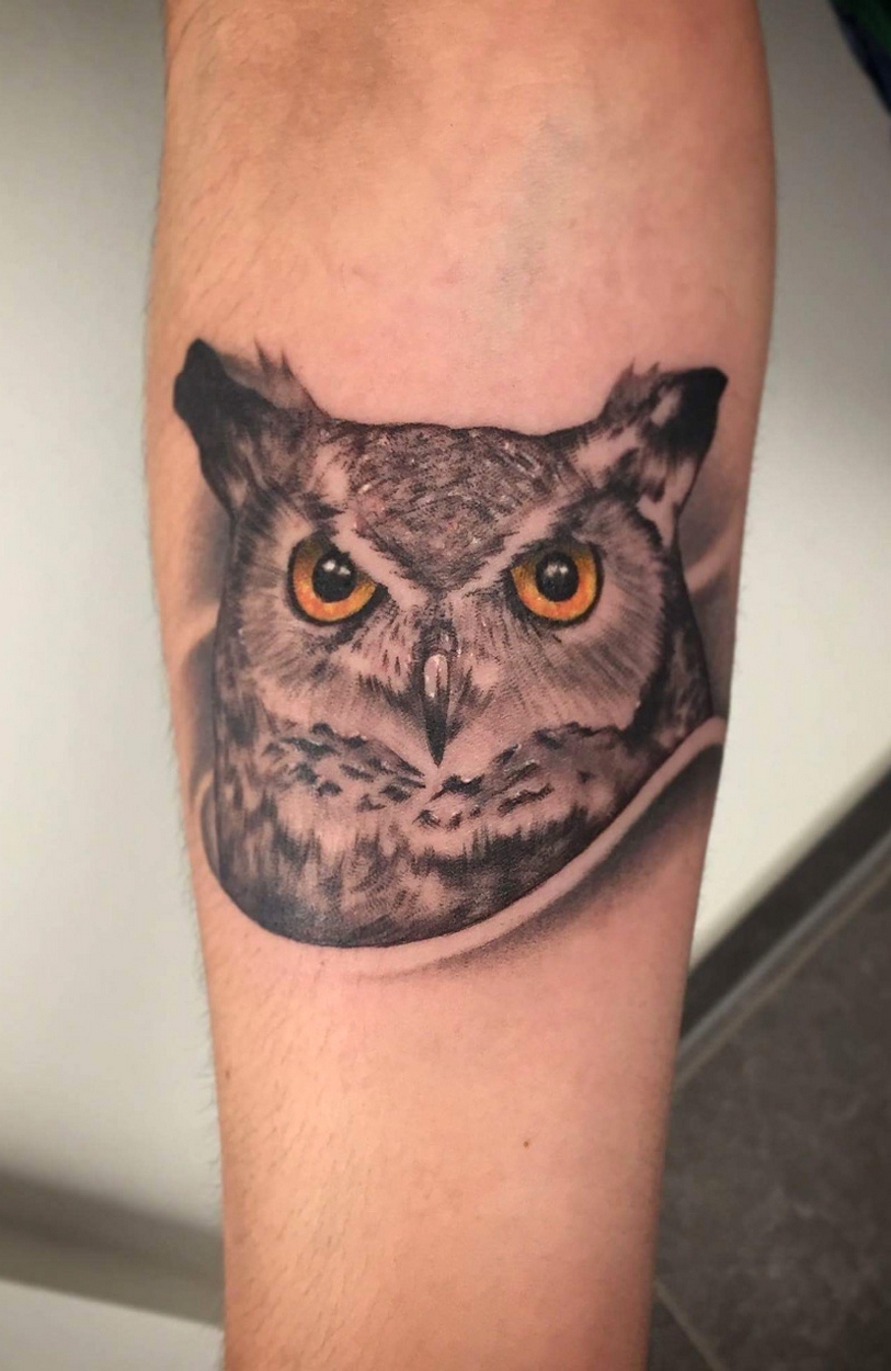 70 Cute Simple Owl Tattoos for Women 10