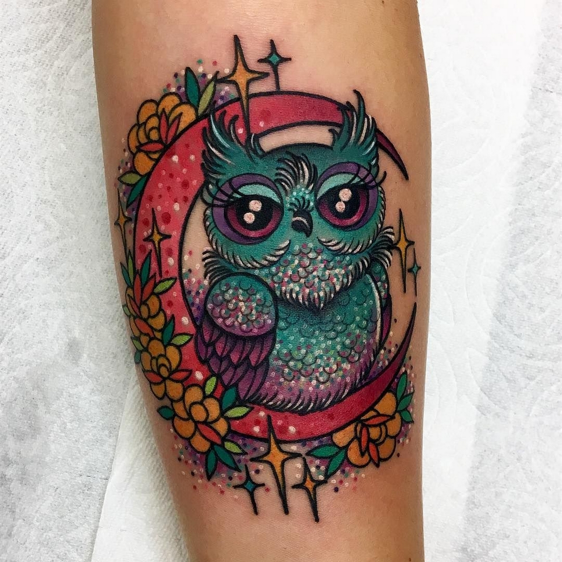 70 Cute Simple Owl Tattoos for Women 19