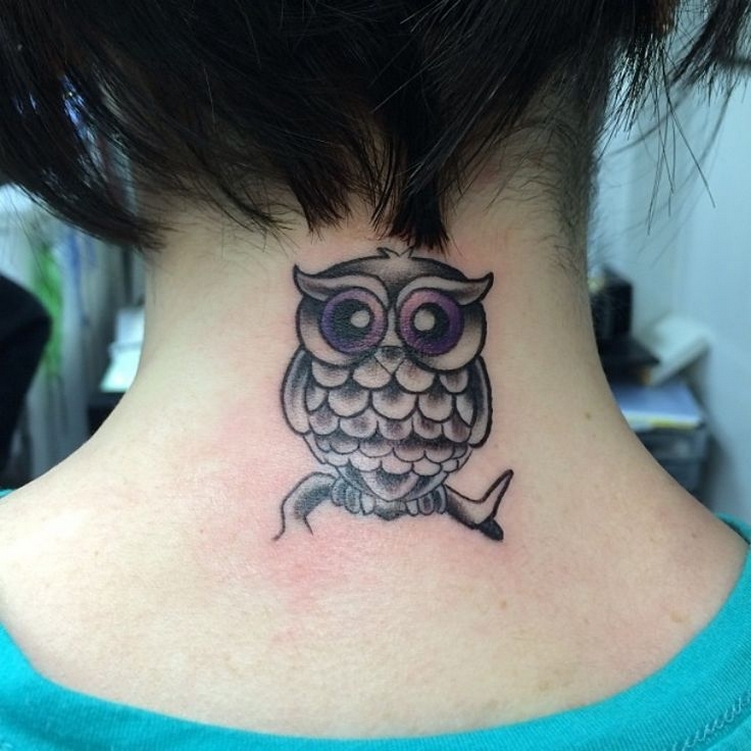 70 Cute Simple Owl Tattoos for Women 29