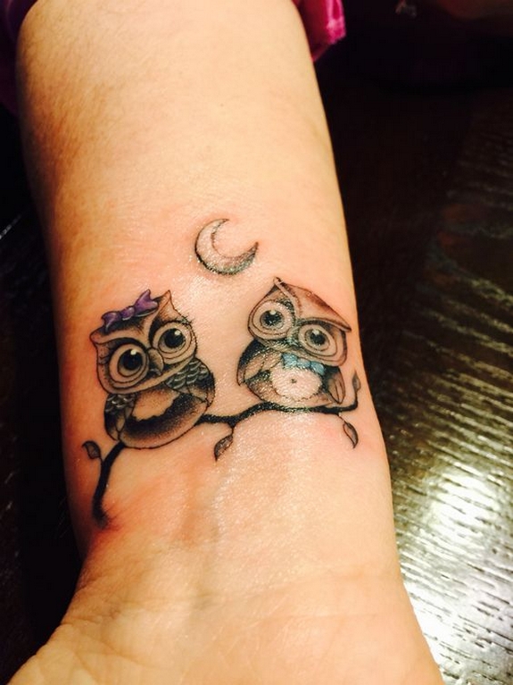 70 Cute Simple Owl Tattoos for Women 36