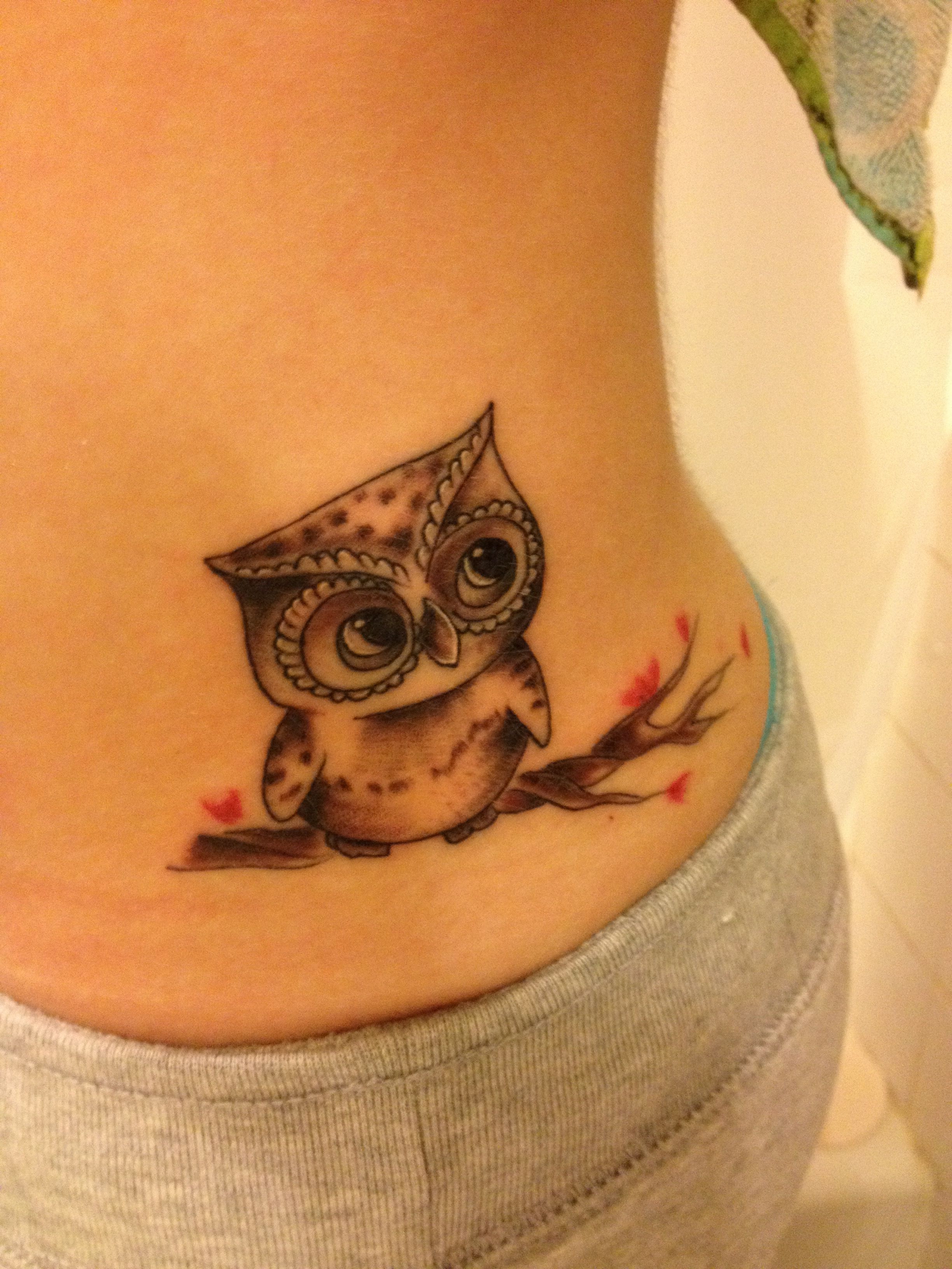 70 Cute Simple Owl Tattoos for Women 46